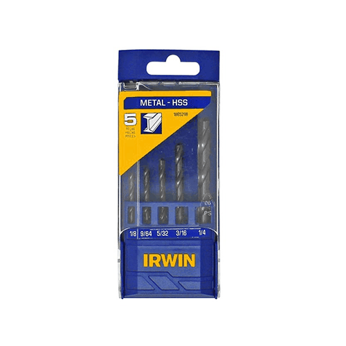Juego de brocas para metal HSS 15 piezas marca Irwin.